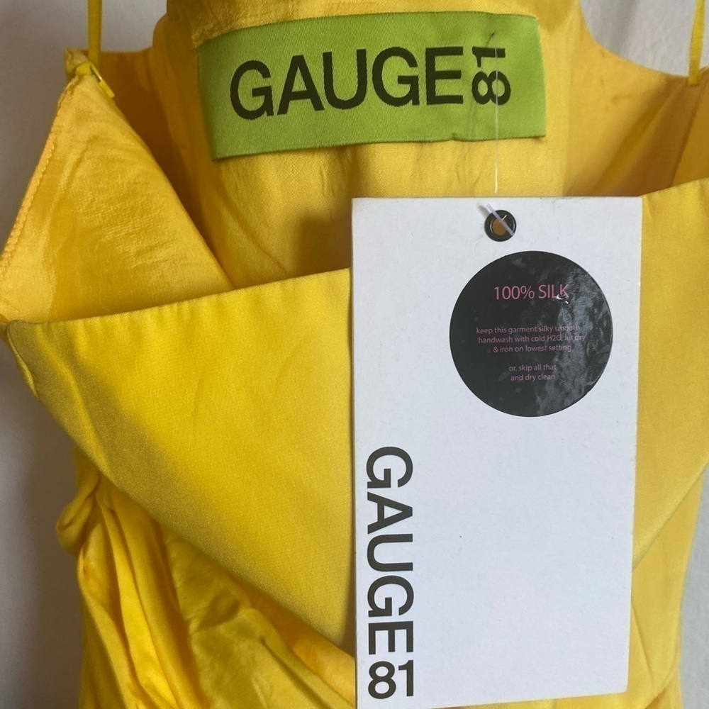 NWT GAUGE81 Lica Gathered-detail Dress - Picture 9 of 11